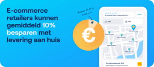 E-commerce retailers kunnen gemiddeld 10% besparen met levering aan huis 